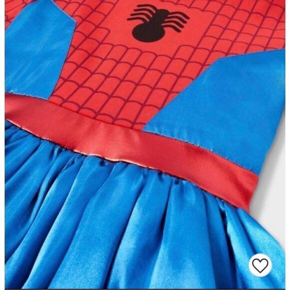 Girl's Marvel Spider-Man Cosplay Dress - Red/Blue Size XXL - Picture 3 of 5